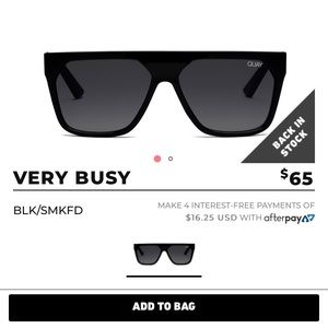 Quay Very Busy blk Sunglasses 🕶